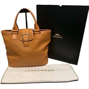 Longchamp Roseau Leather Tote Bag